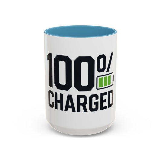 Coffee Mug - 100% Charged E-Bike Rider