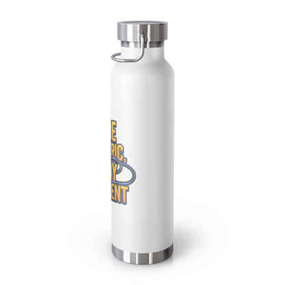 E-Biker's Water Bottle - Ride Electric Stay Current - Copper Vacuum Insulated, 22oz