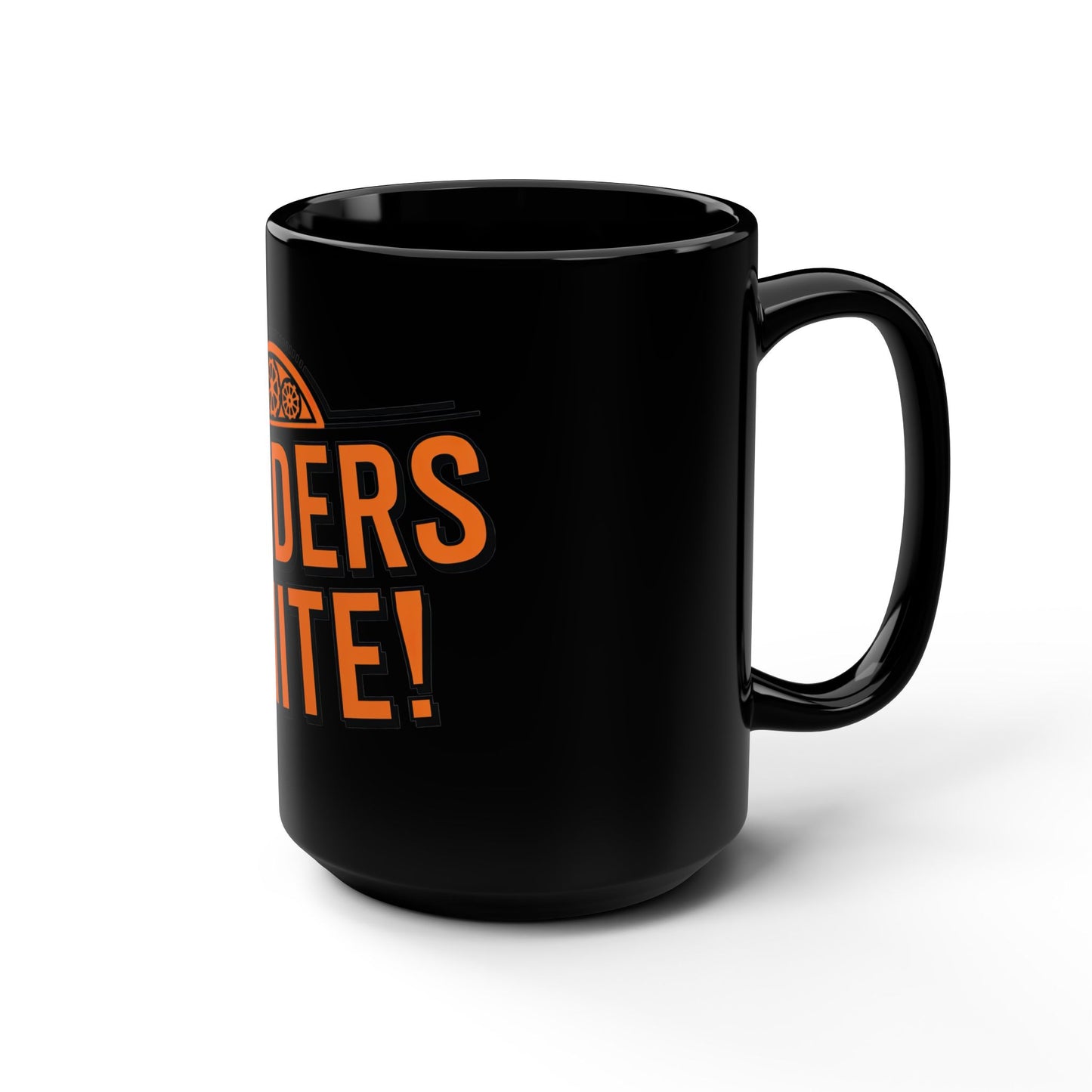 E-Riders Unite - Electric Biking Black Mug, 15oz
