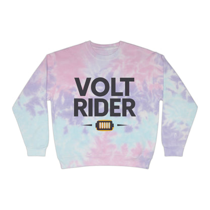 Volt Rider Unisex Tie-Dye Sweatshirt For E-Bike Riders