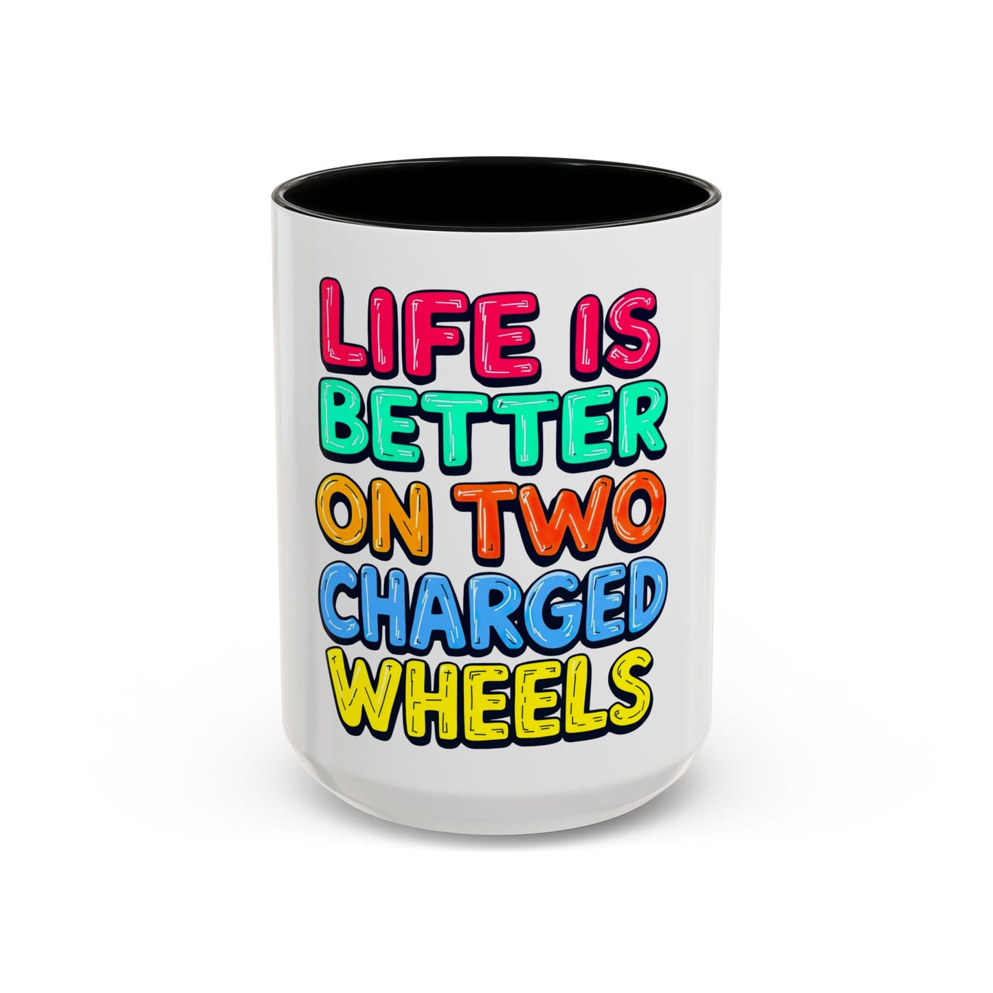 Mug for e-Bike Rider - 11, 15oz Accent Coffee Mug Gift