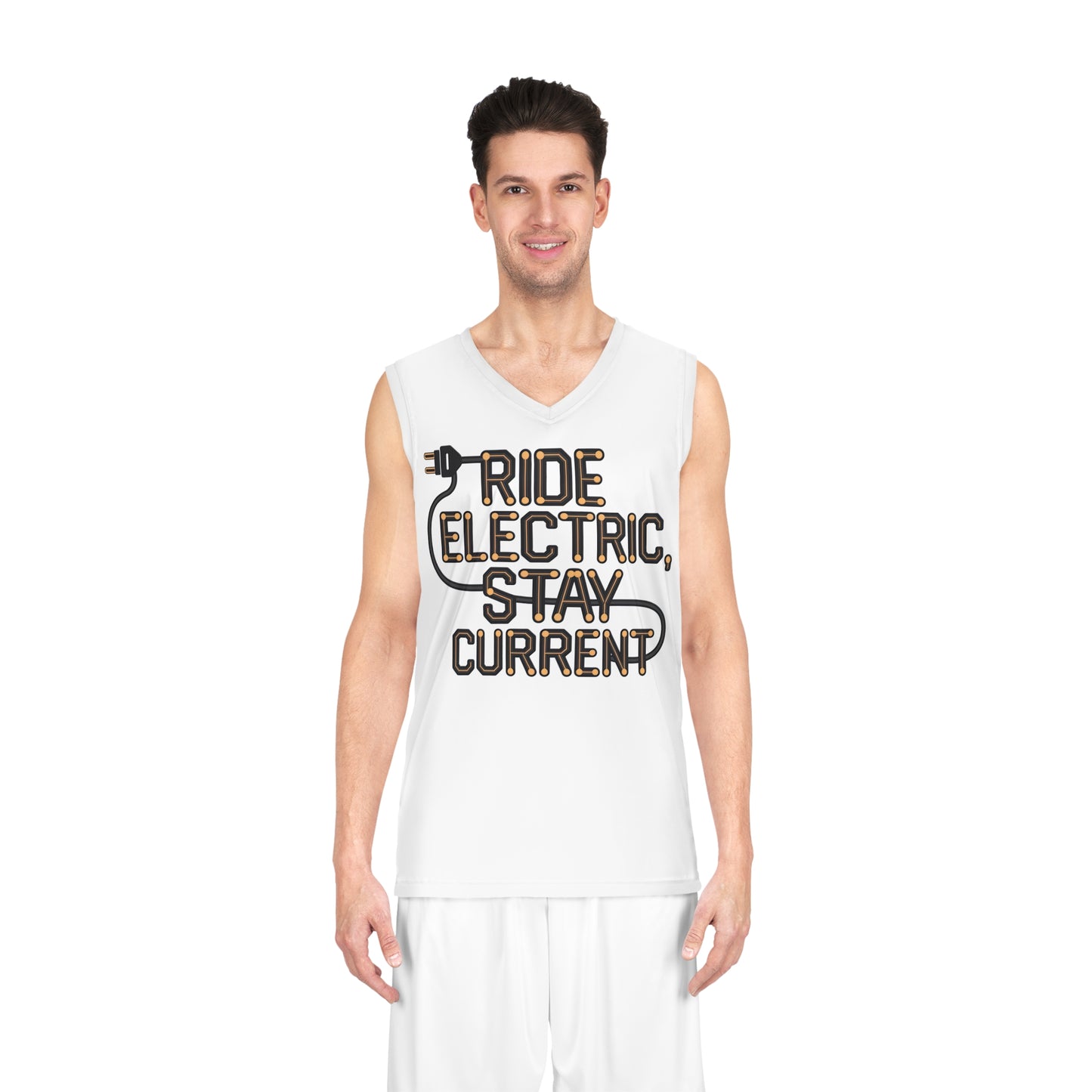 Ride Electric Stay Current, Basketball Jersey Electric Biking Shirt
