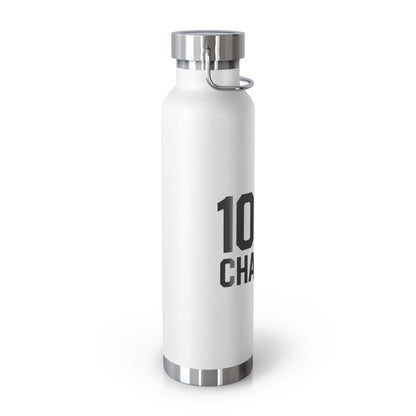 Water Bottle - 100% Charged - Copper Vacuum Insulated, 22oz