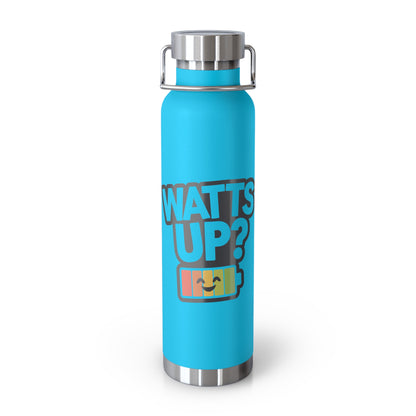 Copper Vacuum Insulated Bottle - Watt's Up - Electric Bike Owner Gift
